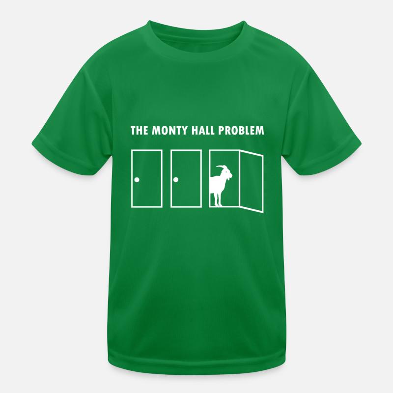 Monty Hall Mathematiker Geschenk Mathe Lehrer Nerd Kinder Funktions-T-Shirt