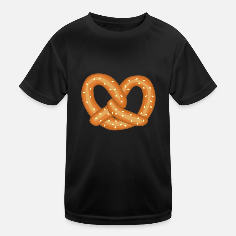 Brezel Kinder Funktions-T-Shirt