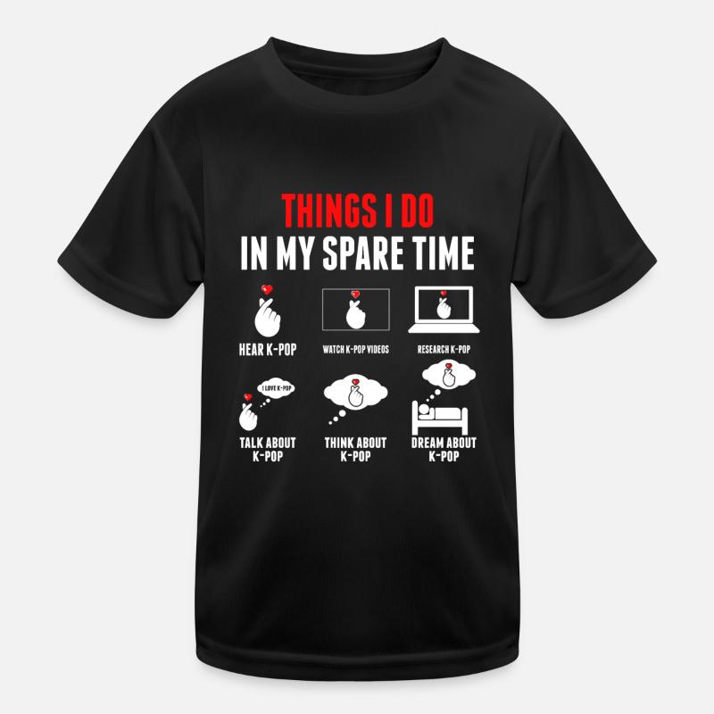 Kpop K-pop Merch K-Pop-Fracht-Geschenk Kinder Funktions-T-Shirt