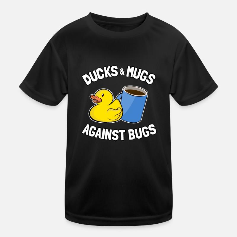 Programmierer Ente Programmieren Debugging Lustig Kinder Funktions-T-Shirt