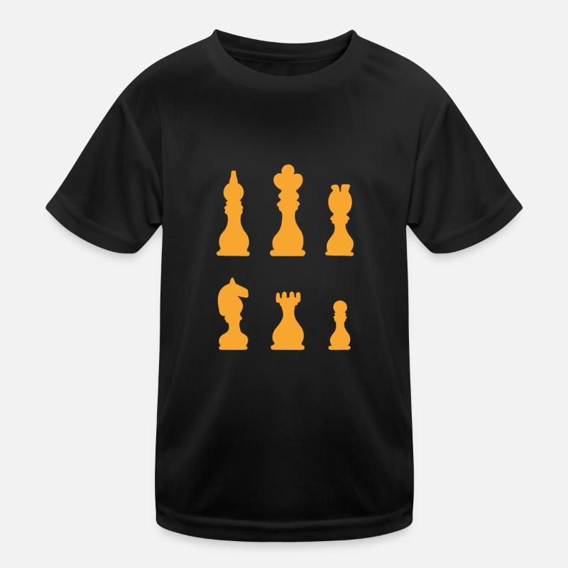 CHESS CHESSBOARD CHESS PLAYER: Chess Six Pack Kinder Funktions-T-Shirt