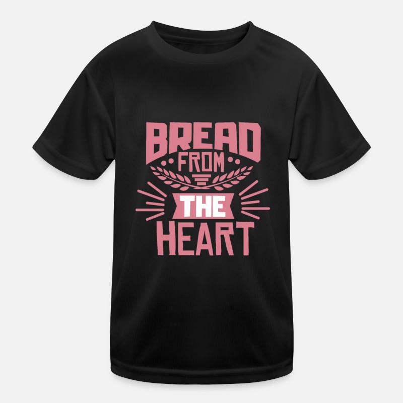 Baking bread Kids Functional T-Shirt