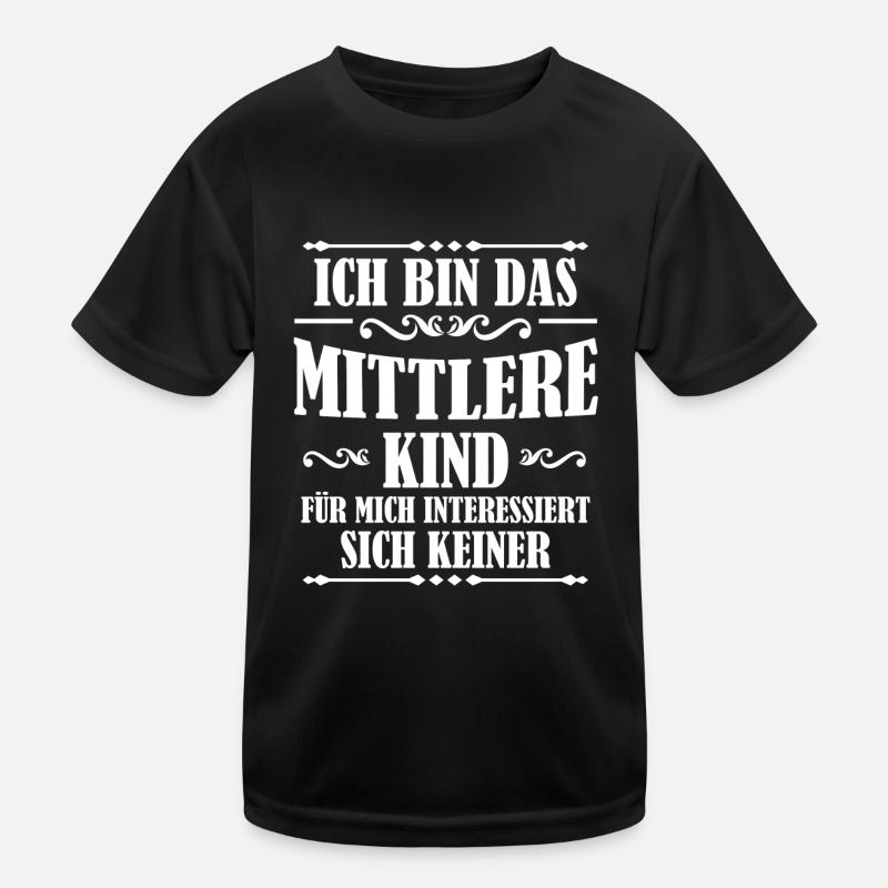 Ich bin das mittlere Geschenk Kinder Funktions-T-Shirt