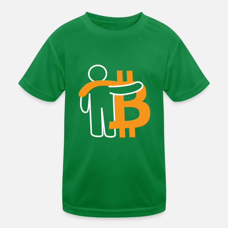 Bitcoin Freunde - Bitcoin BFF Geschenkidee Kinder Funktions-T-Shirt
