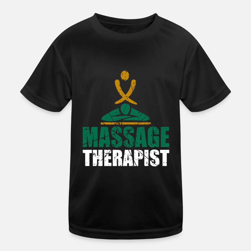 Massagetherapeut Massagetherapie Arbeit Kinder Funktions-T-Shirt