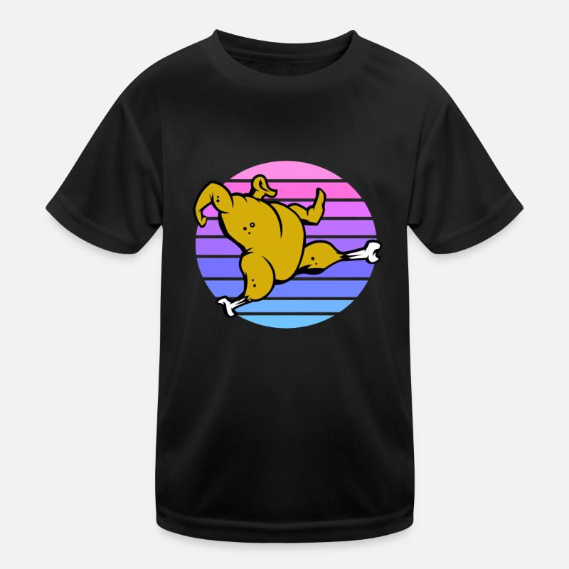 Roast Chicken Sunset Kids Functional T-Shirt