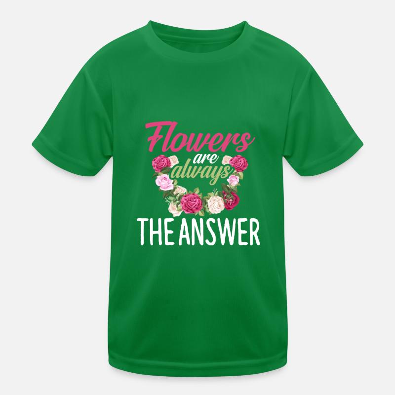 Fleuriste fleuriste bouquet de fleurs T-shirt sport Enfant