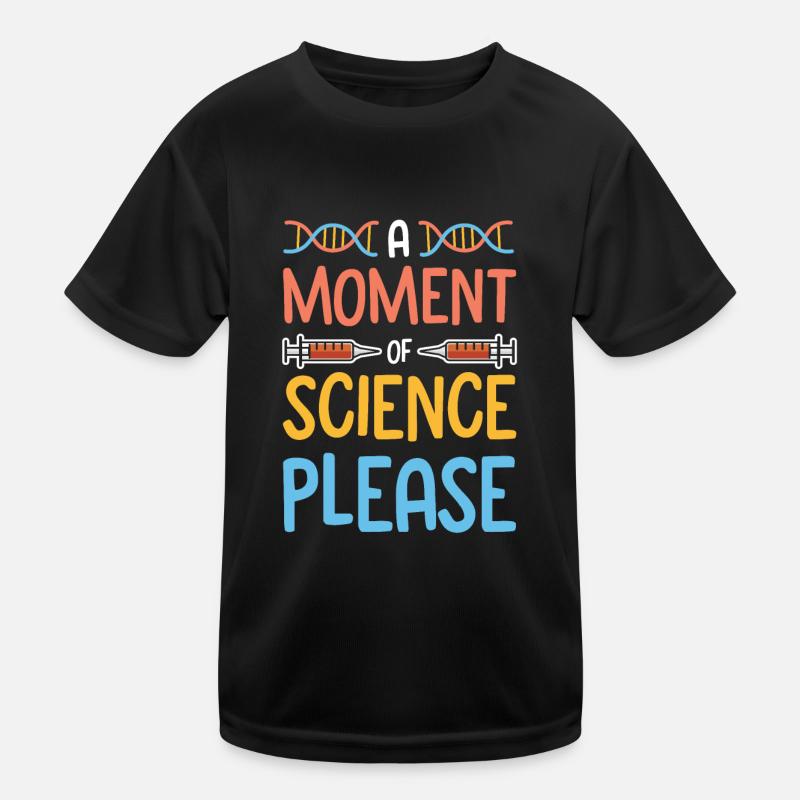 Science Wissenschaft dna Kinder Funktions-T-Shirt
