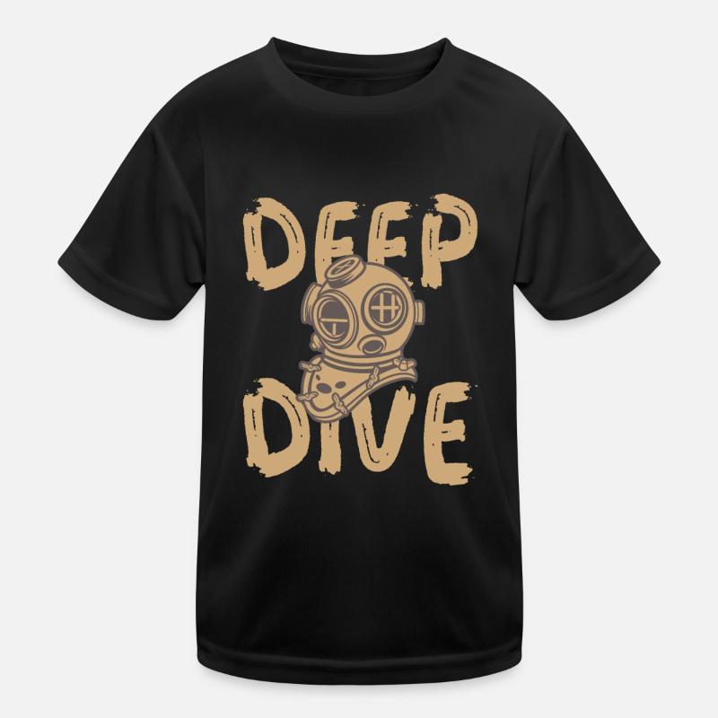 Deep Dive diving helmet Kids Functional T-Shirt