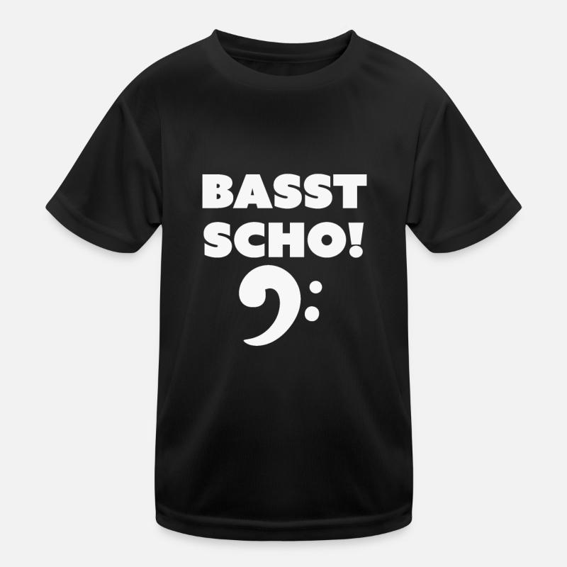 Basst scho, Geschenk Tuba Kinder Funktions-T-Shirt