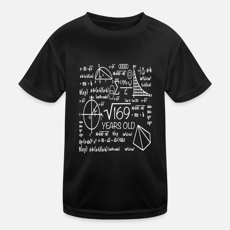 13th birthday 13 years math math student Kids Functional T-Shirt