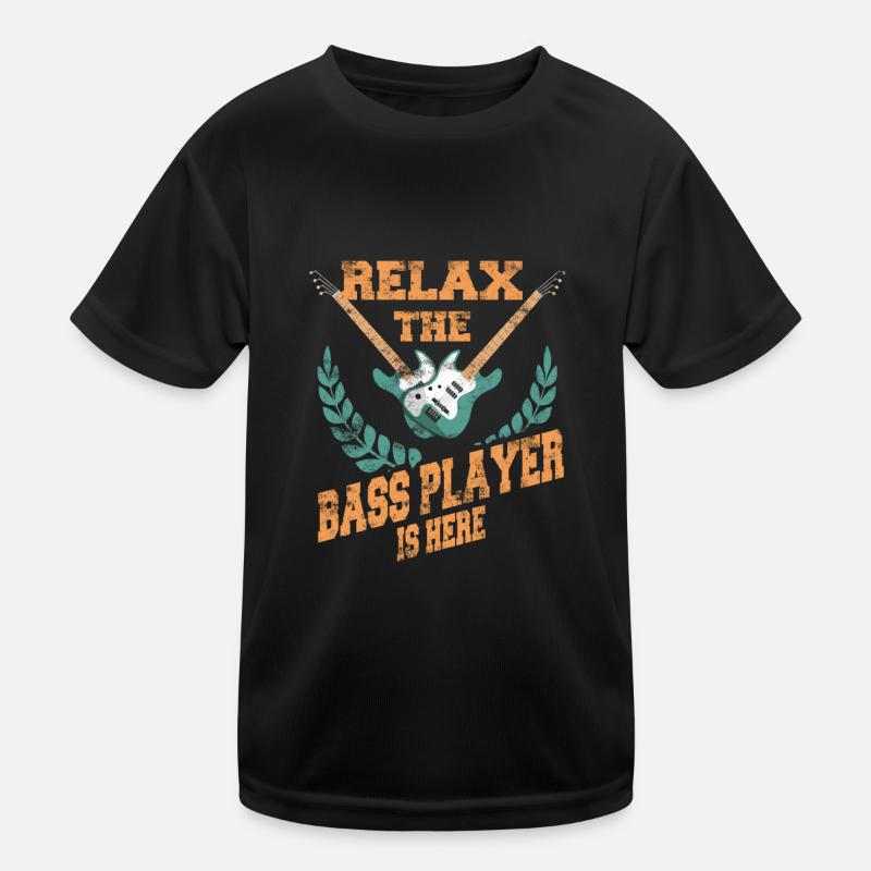 bass player Kids Functional T-Shirt