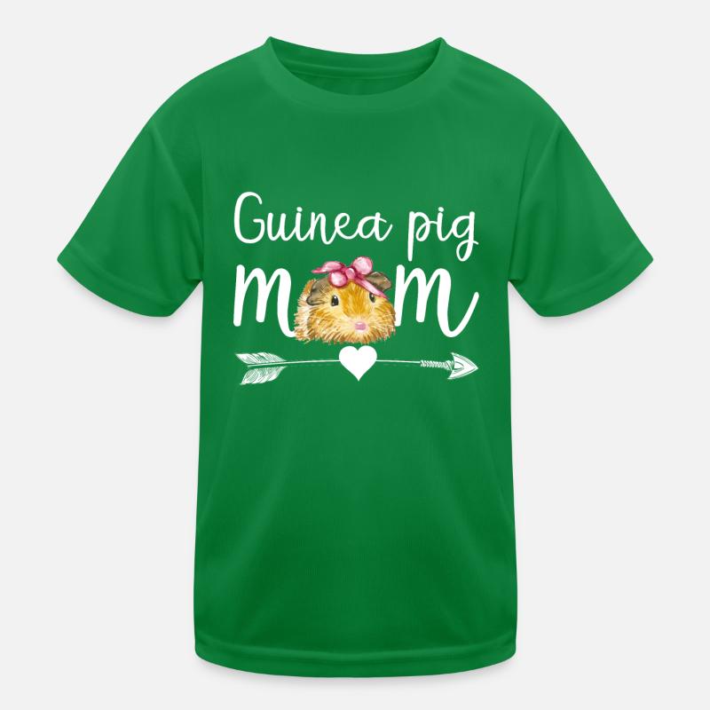 Meerschweinchen Mutter Kinder Funktions-T-Shirt