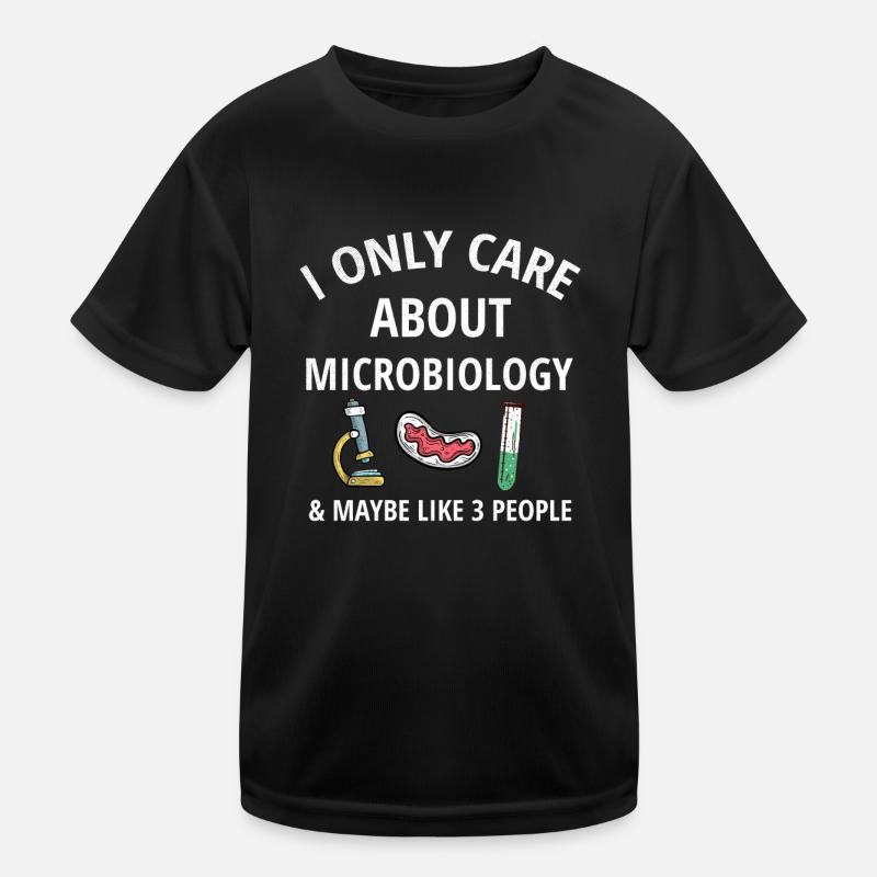 Microbiologie étudiant | Microbiologiste microbiologie T-shirt sport Enfant