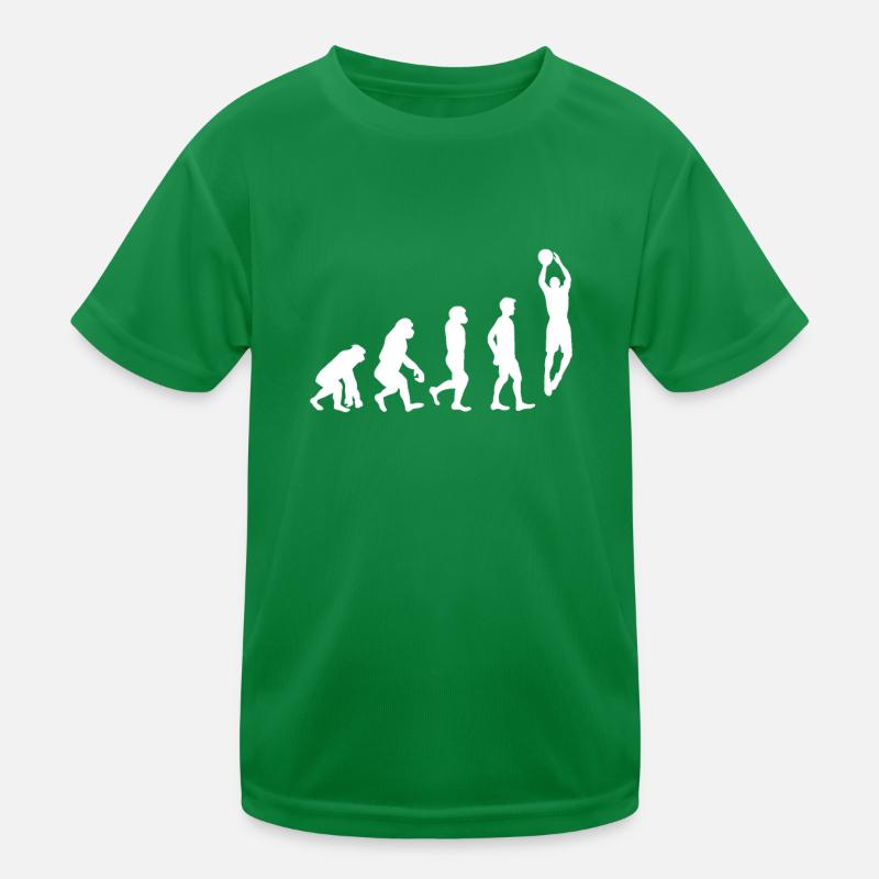 Basketball Evolution Kids Functional T-Shirt