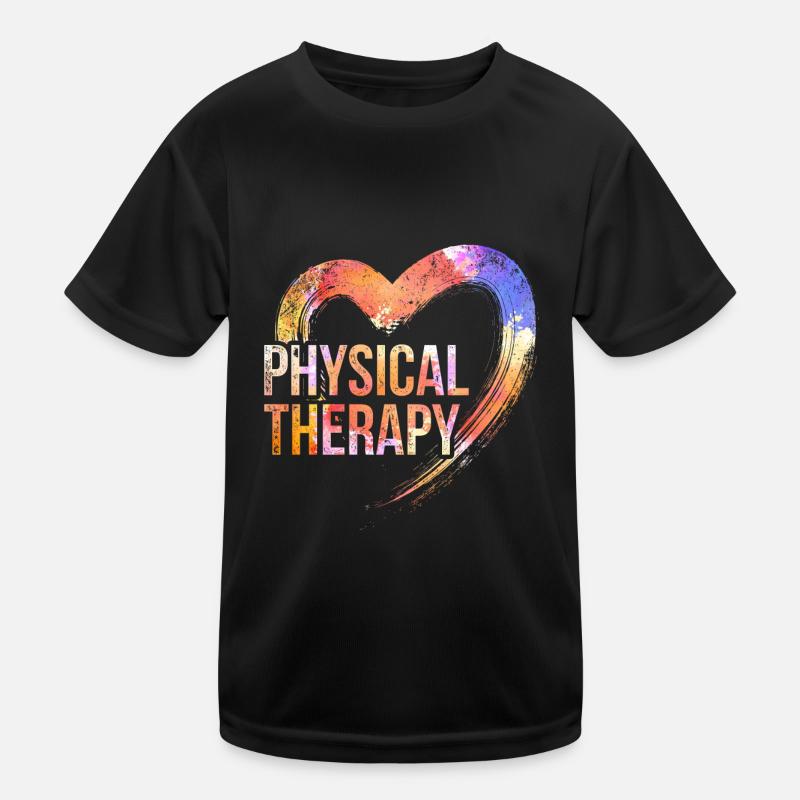 Liebe Beruf Physiotherapie Kinder Funktions-T-Shirt
