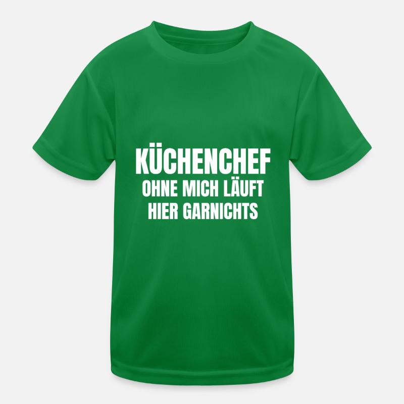 Küchenchef Kinder Funktions-T-Shirt