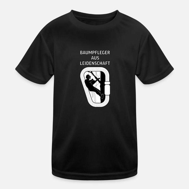 Baumkletterer Baumpfleger Arborist Baumpflege Kinder Funktions-T-Shirt