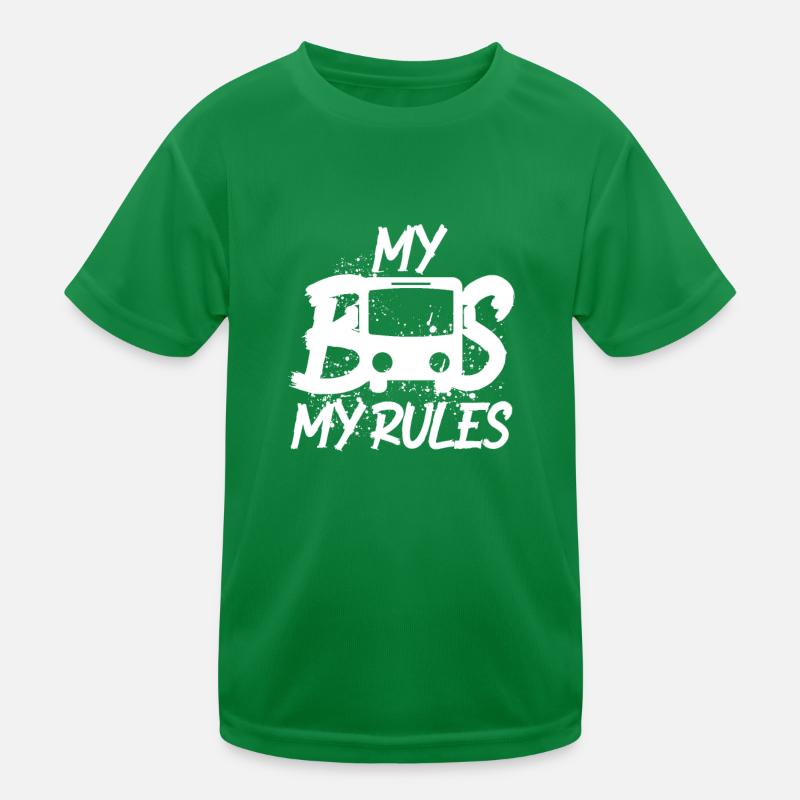 Busfahrer Bus Kinder Funktions-T-Shirt