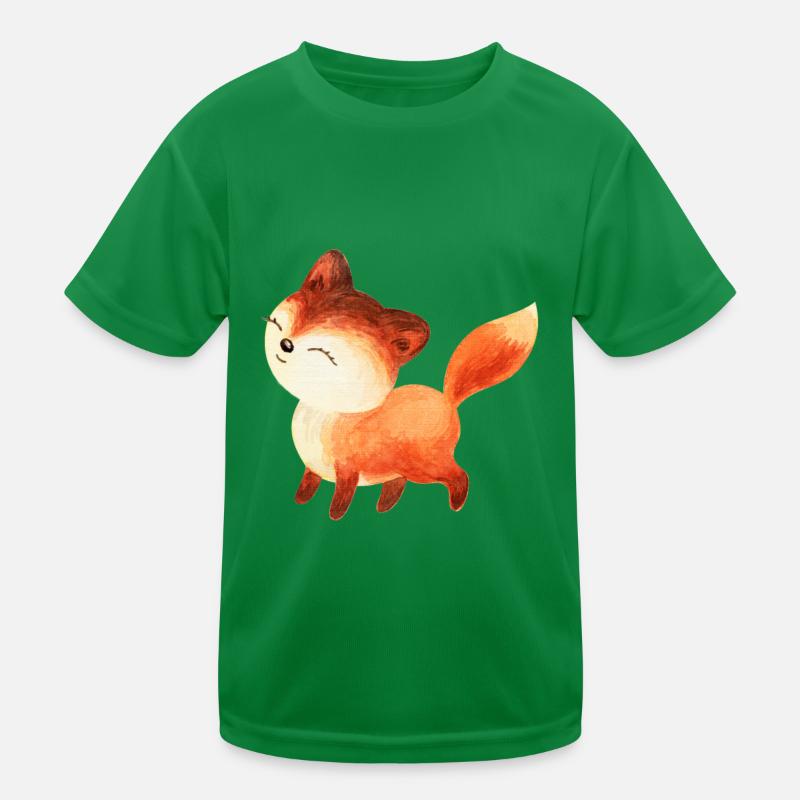 Renard renards foxy forêt des animaux mignon T-shirt sport Enfant