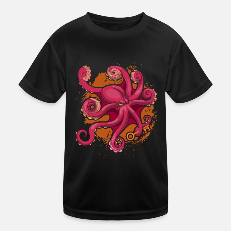 octopus Kids Functional T-Shirt
