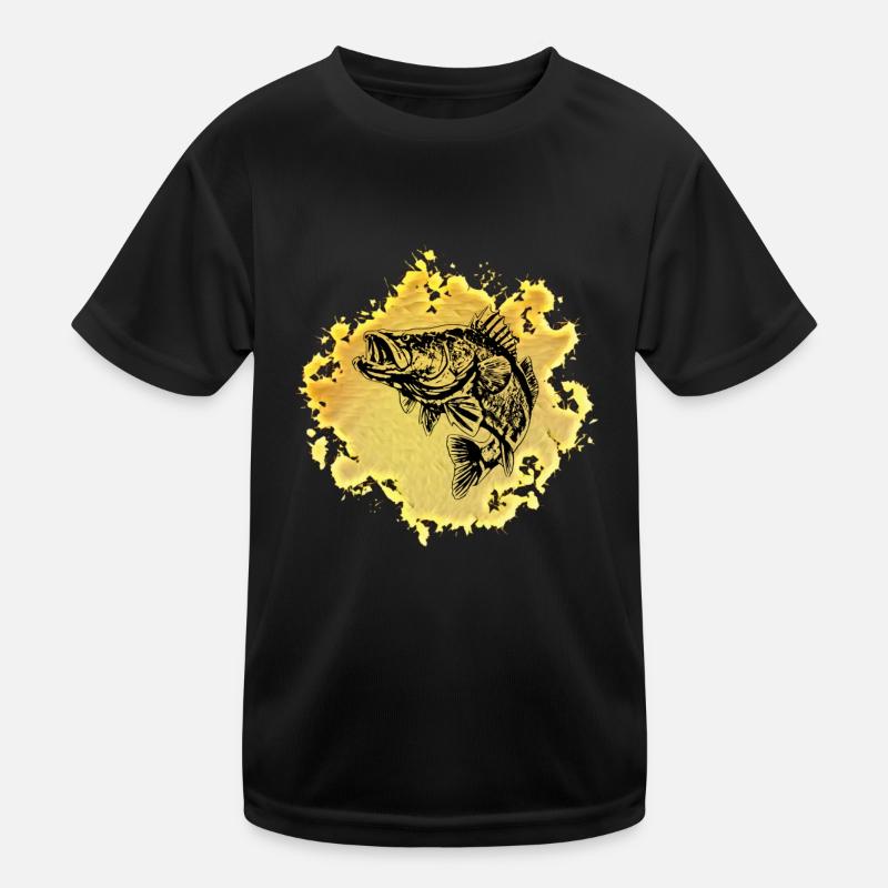 Lachs Kinder Funktions-T-Shirt