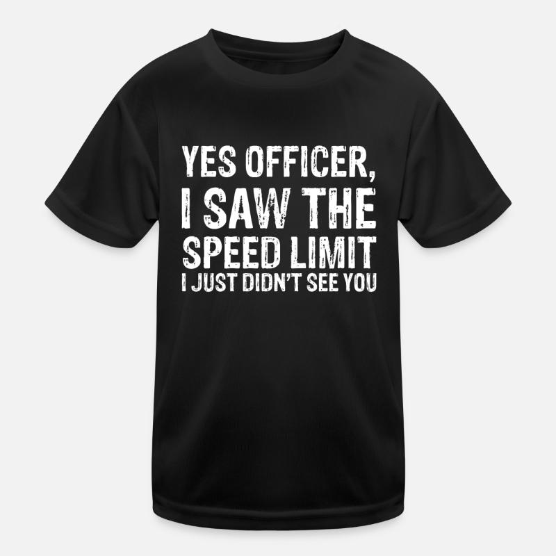 Speed Limit Kids Functional T-Shirt