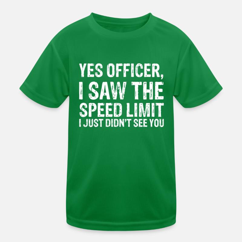 Limite de vitesse T-shirt sport Enfant