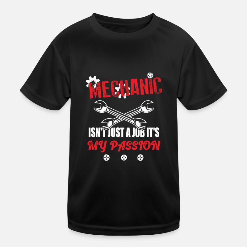 Mechanic Passion - Mécanicien automobile mécatronique T-shirt sport Enfant