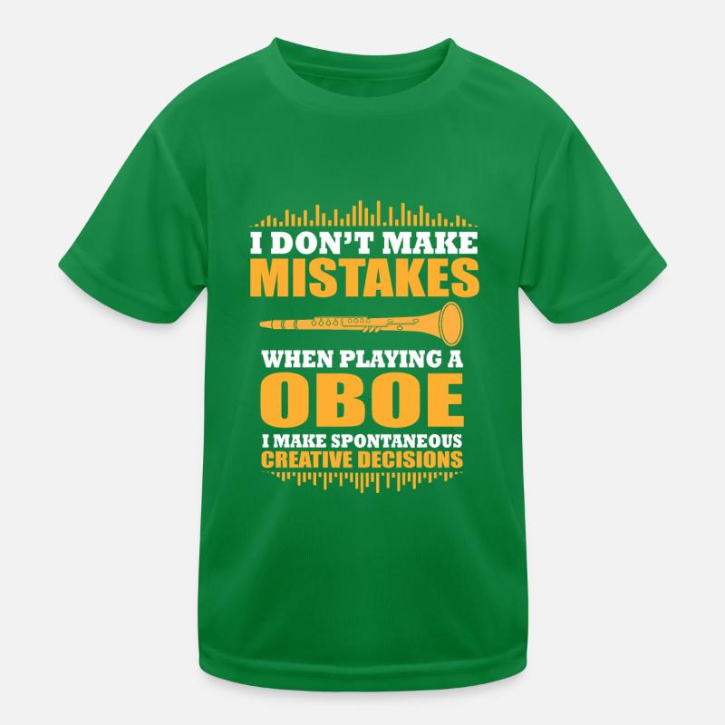 Lustiger Oboe Spruch Kinder Funktions-T-Shirt