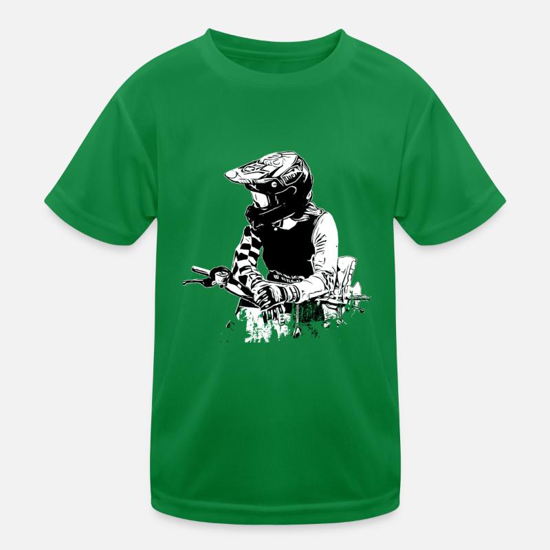 Motocross Design Enduro / Gift Idea / MX Kids Functional T-Shirt