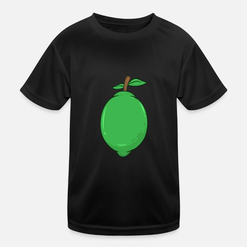 Limette Kinder Funktions-T-Shirt