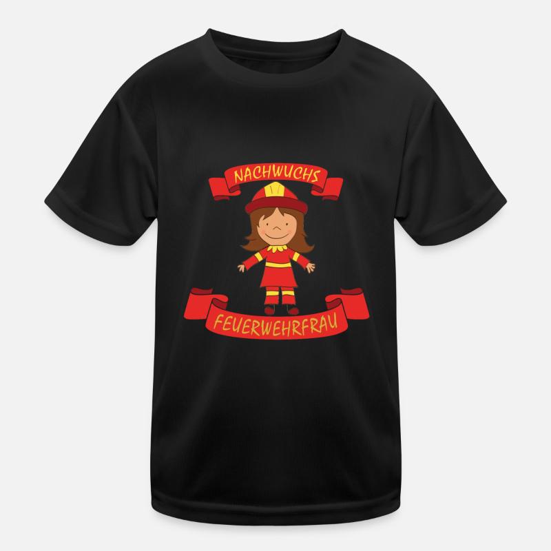young firefighter firefighter Kids Functional T-Shirt