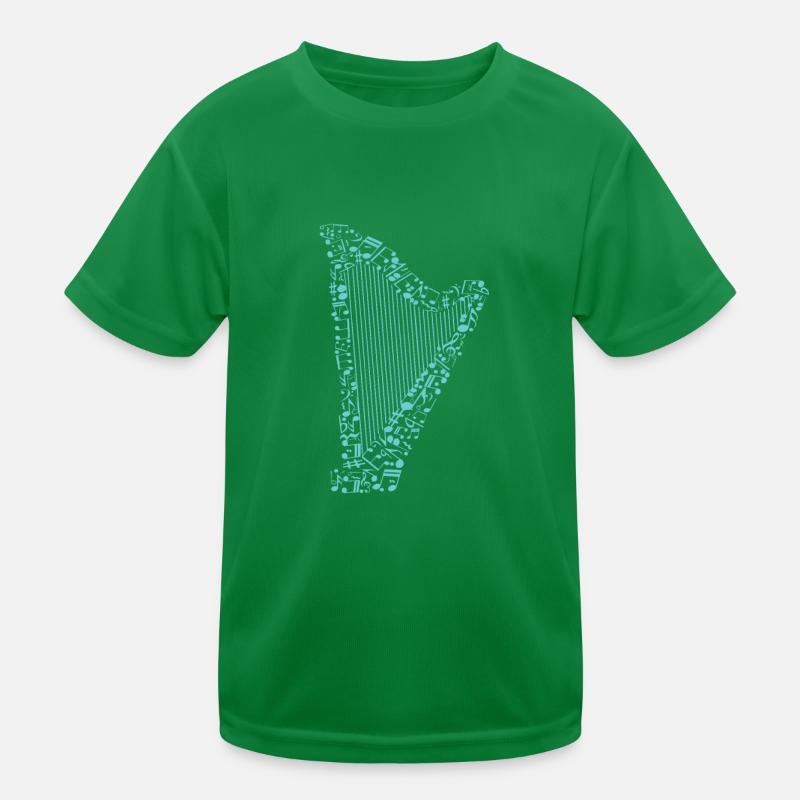 Harfe Kinder Funktions-T-Shirt