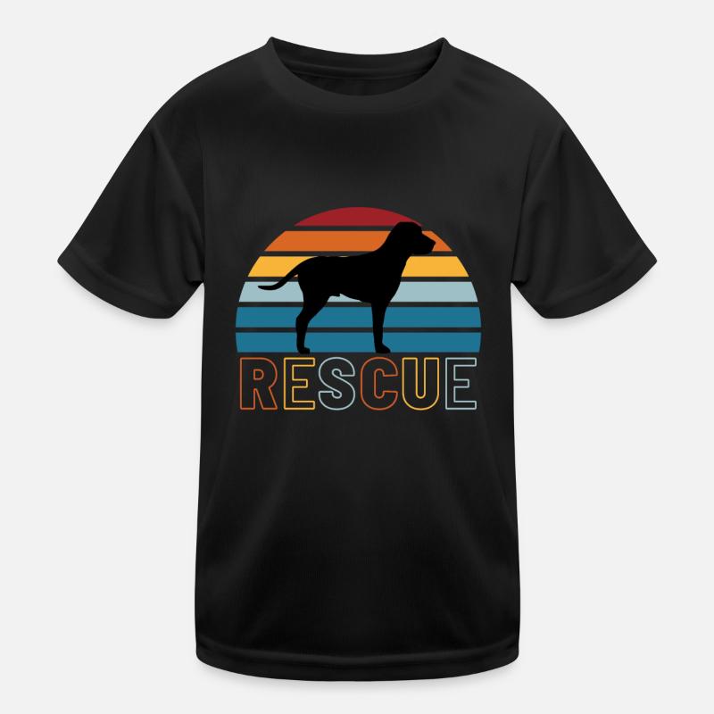 Rescue Dog Kids Functional T-Shirt