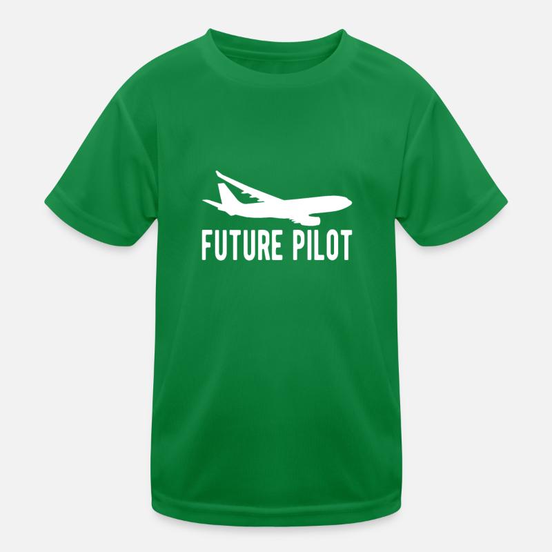 Pilot Aviation Airplane Airline Gift future Pilot T-shirt sport Enfant