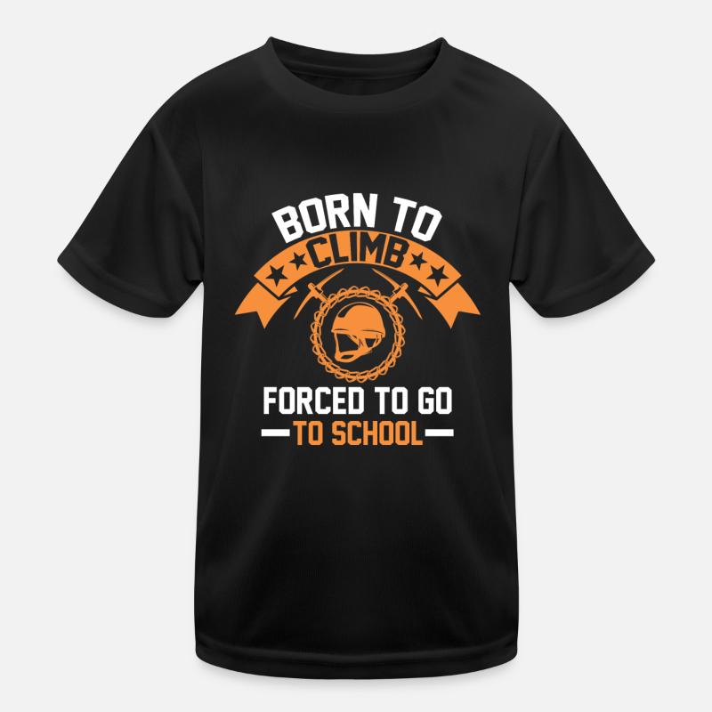 Climbing wall gift Kids Functional T-Shirt