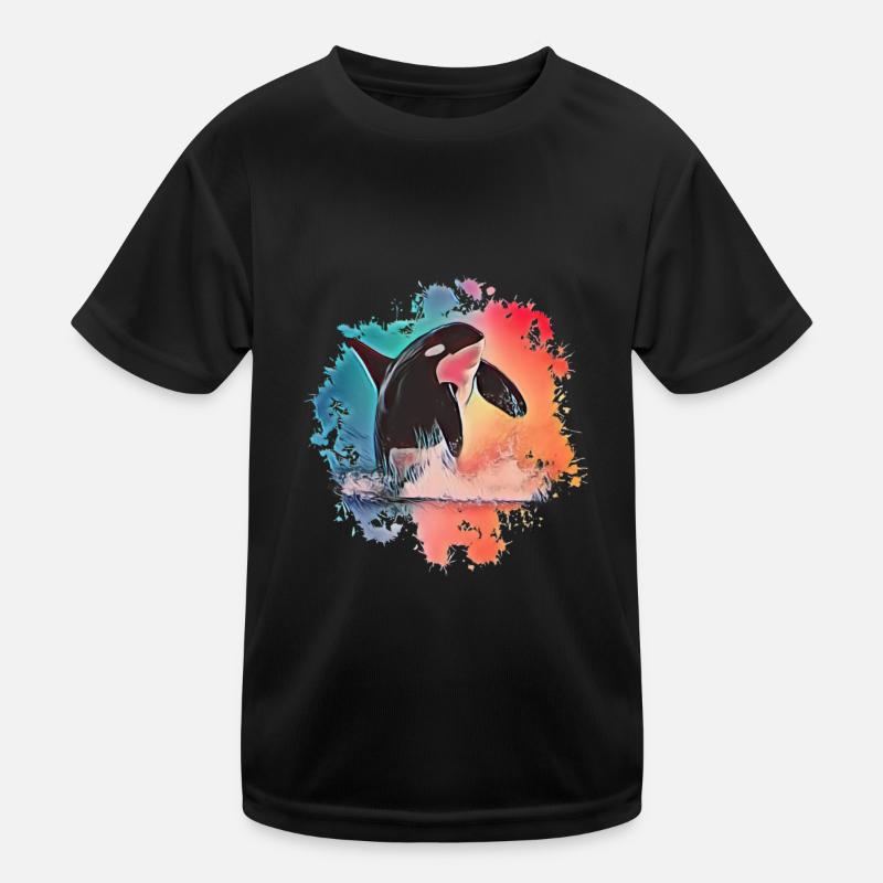 Orca Kinder Funktions-T-Shirt