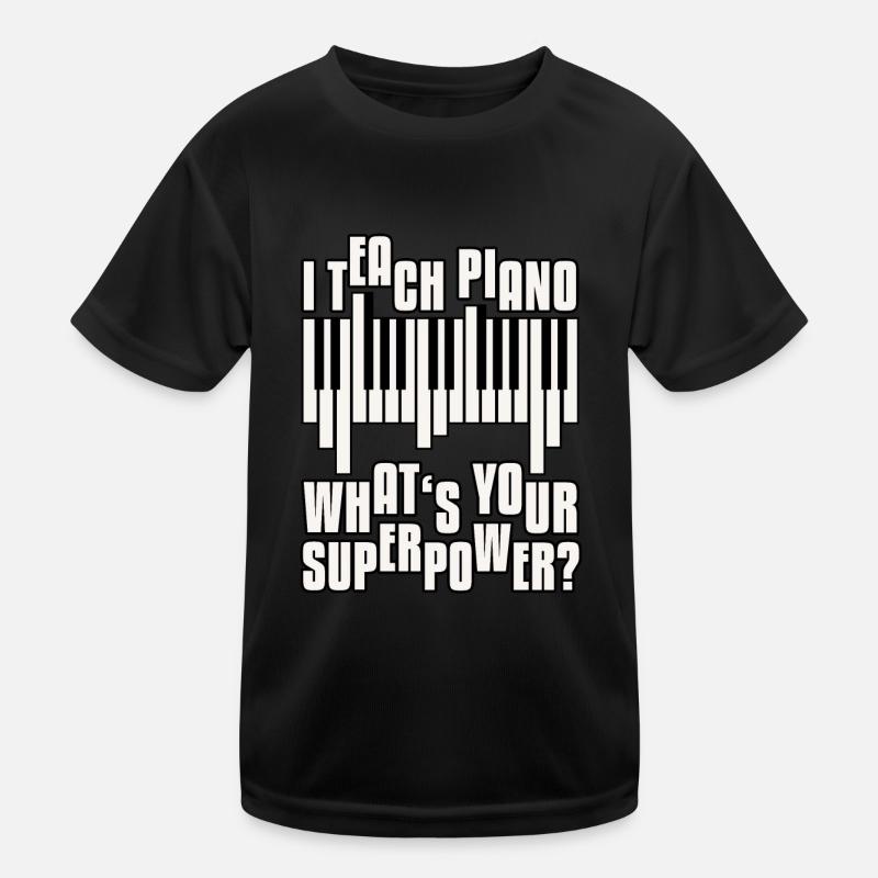 Professeur de piano T-shirt sport Enfant