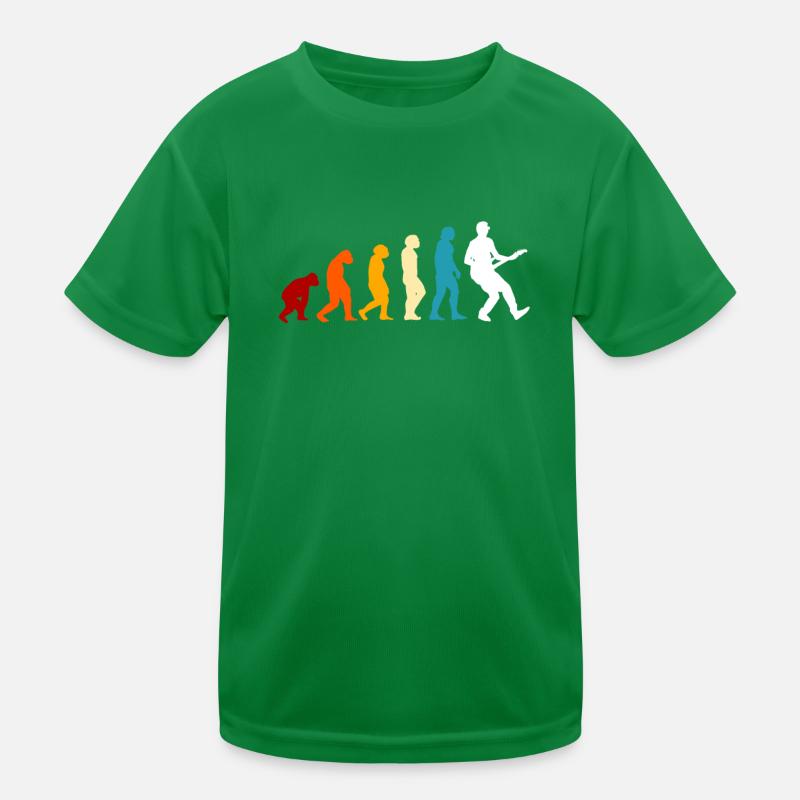 E-Gitarre Evolution Kinder Funktions-T-Shirt