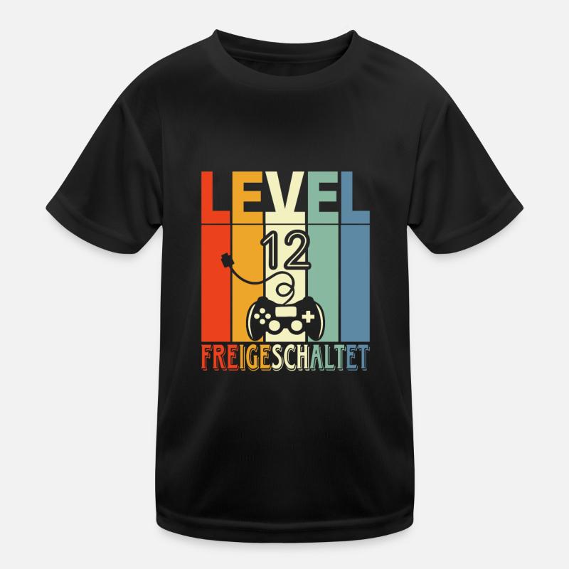 Level 12 Freigeschaltet Kinder Funktions-T-Shirt