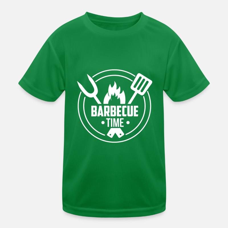 BBQ Time Kids Functional T-Shirt