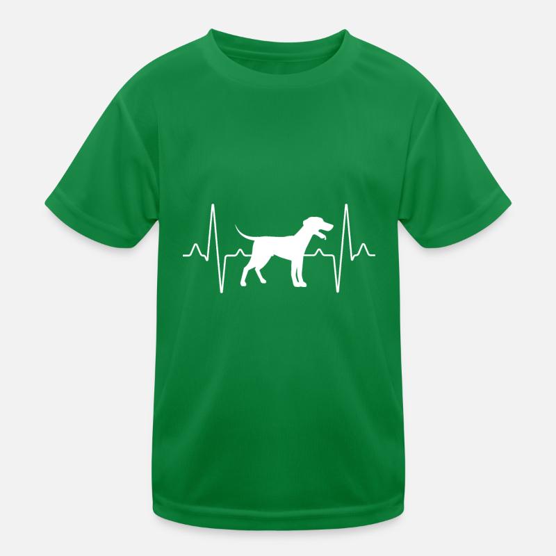 Chiens Battements cardiaques T-shirt sport Enfant