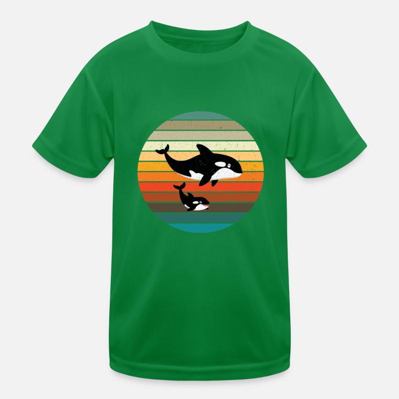 Orca Kinder Funktions-T-Shirt
