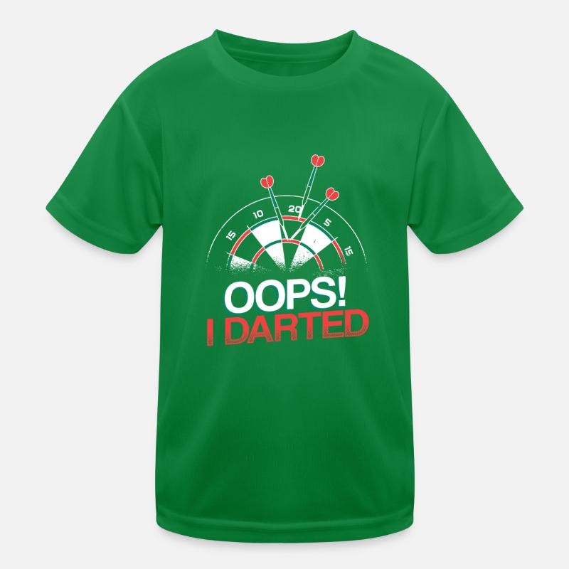 Oops I Darted Drôle De Fléchettes T-shirt sport Enfant
