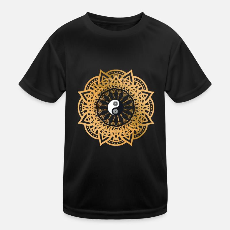 Yin Yang Kinder Funktions-T-Shirt
