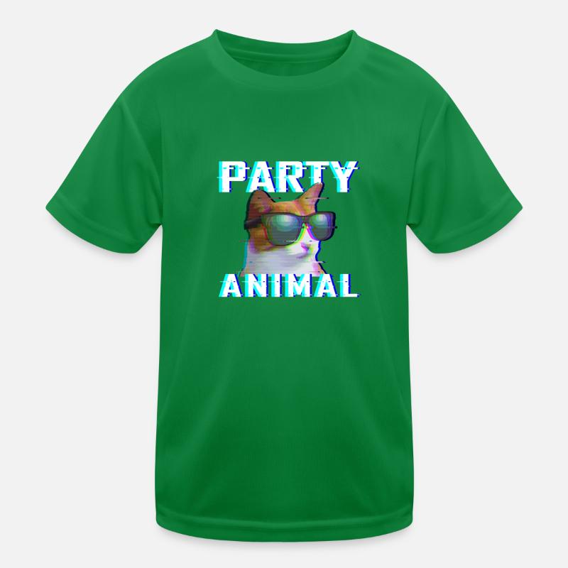 Party Tier EDM Rave Electro Dubstep Hardstyle Kinder Funktions-T-Shirt