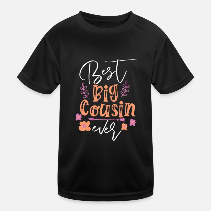Beste Große Cousine Großcousine Geschenk Mädchen Kinder Funktions-T-Shirt