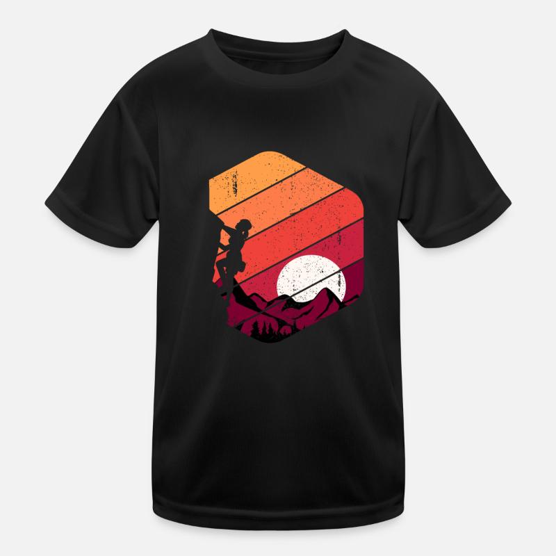 Escalade de la roche Retro T-shirt sport Enfant