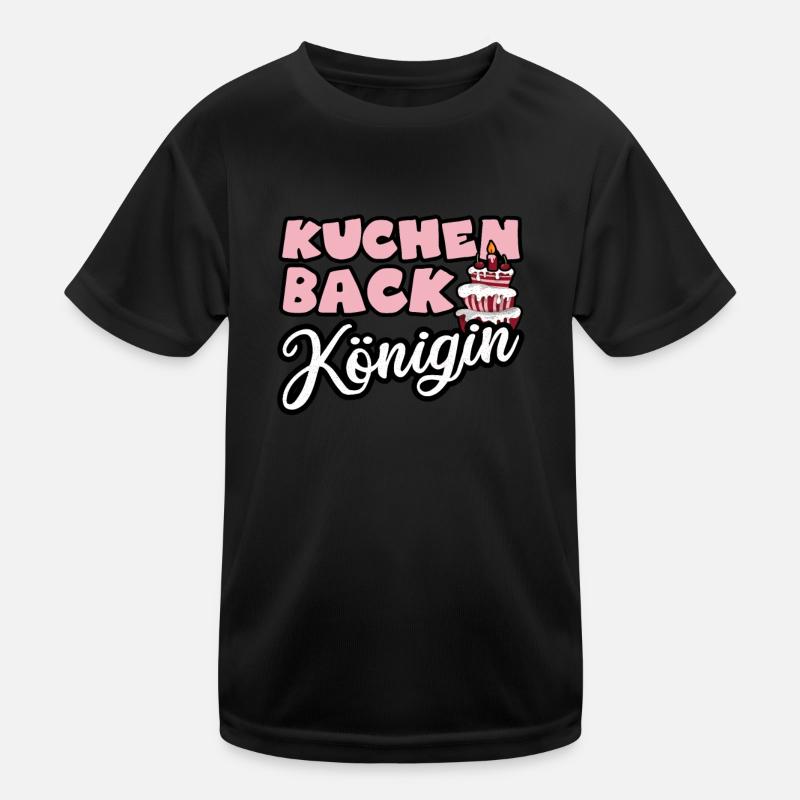 Backen Hobbybäckerin Konditorin Bäckerin Geschenk Kinder Funktions-T-Shirt